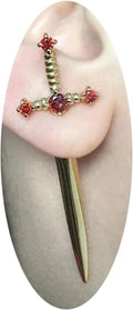 Gothic Sword Dangle Earrings